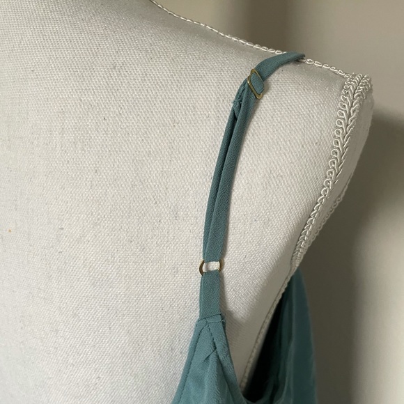 Show Me Your Mumu Caitlin Ruffle Dress XXL teal - Picture 14 of 16